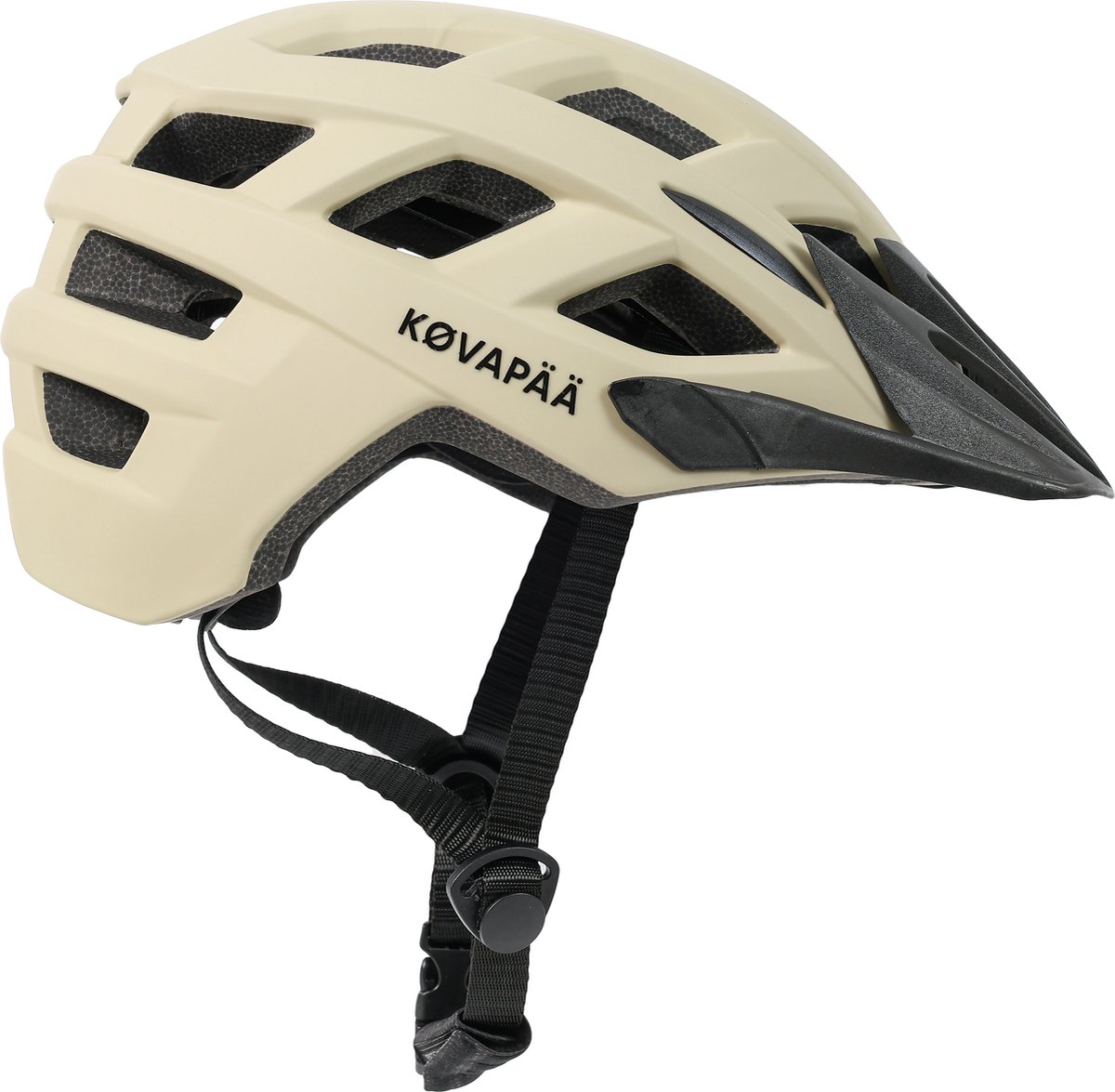 Køvapää® Tolva Fietshelm - Zand - Maat 56-61 cm - M/L - Afneembaar vizier - Fietshelm Volwassenen - Fietshelm Dames - Fietshelm Heren - Mountainbike Helm - Fietshelmen - Fietshelmen - fietshelm dames elektrische fiets - Fietshelm Dames Volwassenen – foto 2