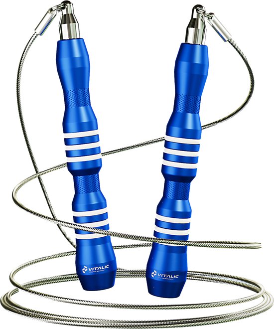 Speedrope Sport Springtouw voor Volwassenen & Kinderen INCL Online trainingsschema - Skipping rope - Fitness Jump rope | VITALIC
