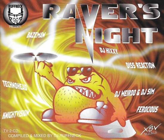 Raver's Night 1 - 2xCD compilatie van DJ Ruffneck - Hardcore