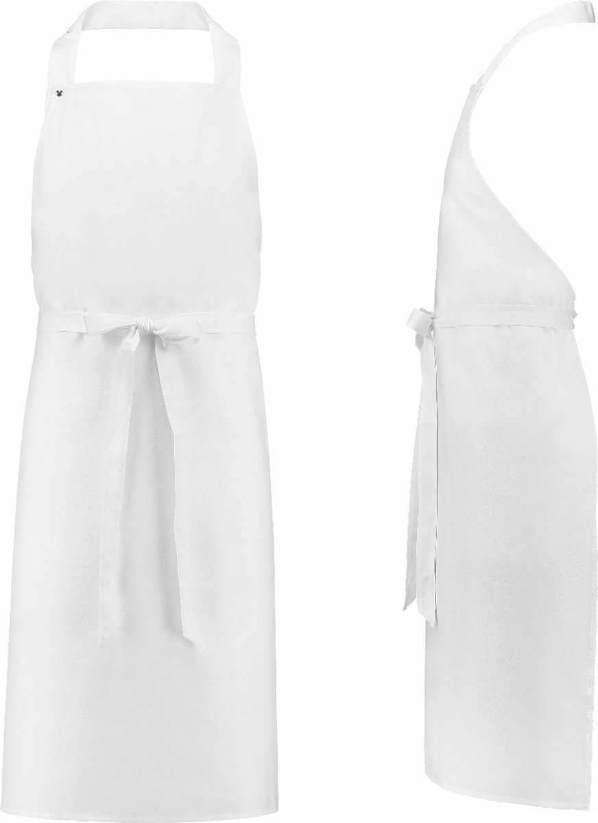 Benza Schort Keukenschort - Wit - 75 x 100 cm