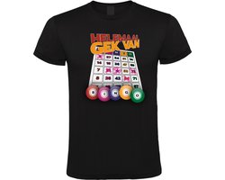 Helemaal Gek Van Bingo! - Unisex T-Shirt - XXL - Zwart
