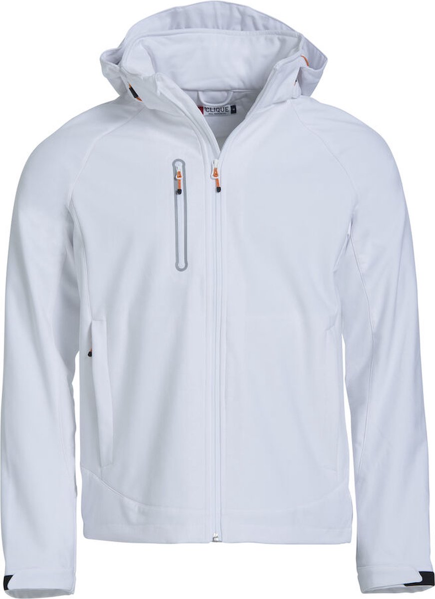 Clique Milford Softshell Jacket 020927 - Mannen - Wit - 3XL