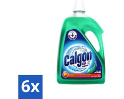 Calgon - Wasmachinereiniger - Tegen Kalkaanslag / Wasmiddelresten / Geuren- 2.25L - 45 Wasbeurten - Voordeelverpakking - 6 stuks