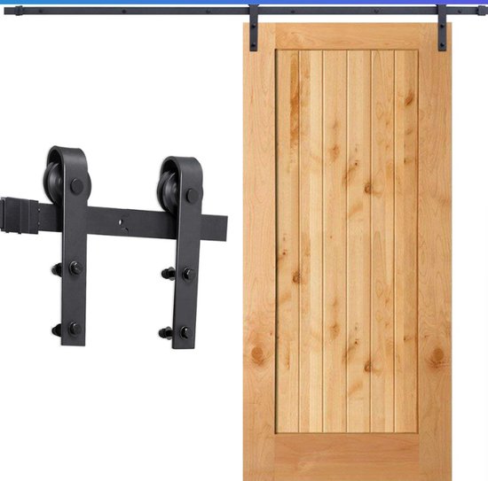 Schuifdeur 130 cm Ares Duo - Schuifdeursysteem, schuifhordeur rail - Sonoma
