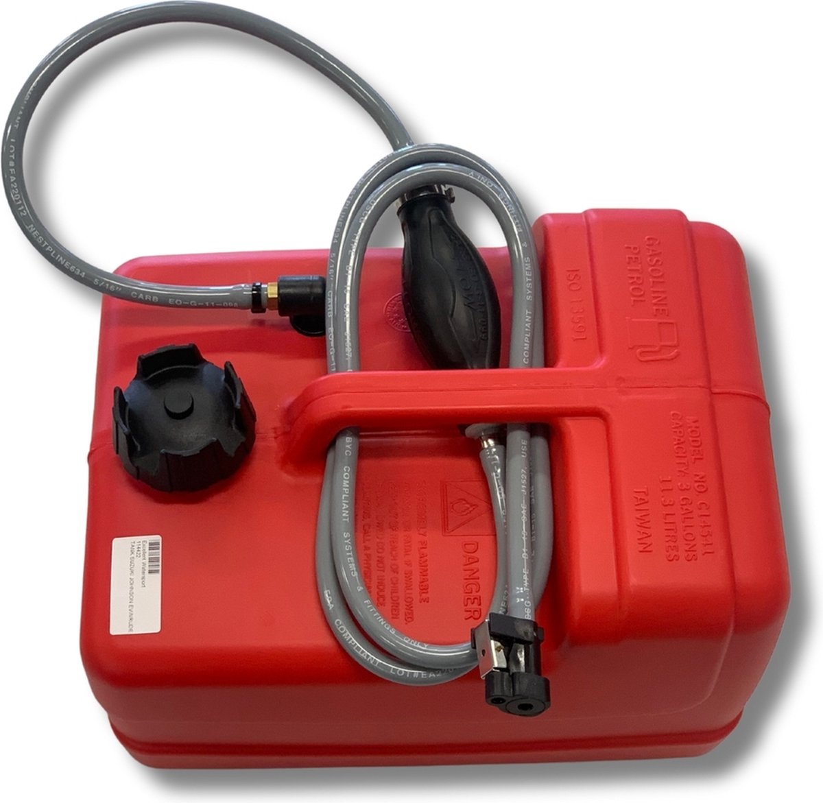 Suzuki Brandstoftank Set 12 l met brandstofslang, pompbal en connectoren