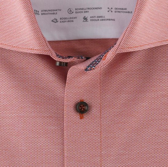 Chemise en jersey Olymp Regular fit - Rose saumon - Taille 44