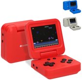 Silvergear Retro Game Console Opvouwbaar - Spelcomputer met Spelletjes - 240 Spellen - Rood