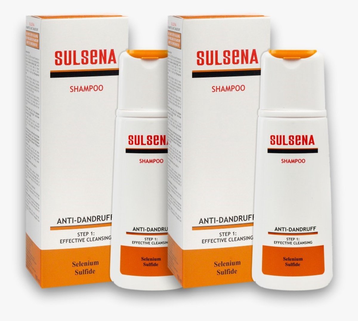 2 x SULSENA ANTI-ROOS SHAMPOO- RUSTGEVENDE KALMERENDE DIEP REINIGENDE EFFECTIEVE ANTI DANDRUFF Shampoo met Selenium Sulfide voor Elk Haartype voor MAN en VROUW Set 2 300 ml