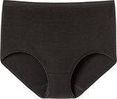Schiesser Luxury Maxi Dames Slip - Zwart - Maat 40