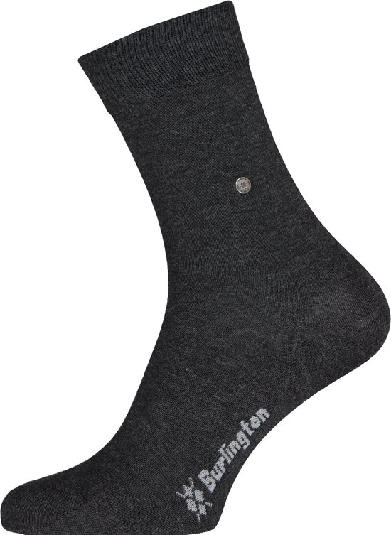 Burlington Everyday 2-Pack gedessineerd katoen multipack sokken dames grijs - maat 36-41