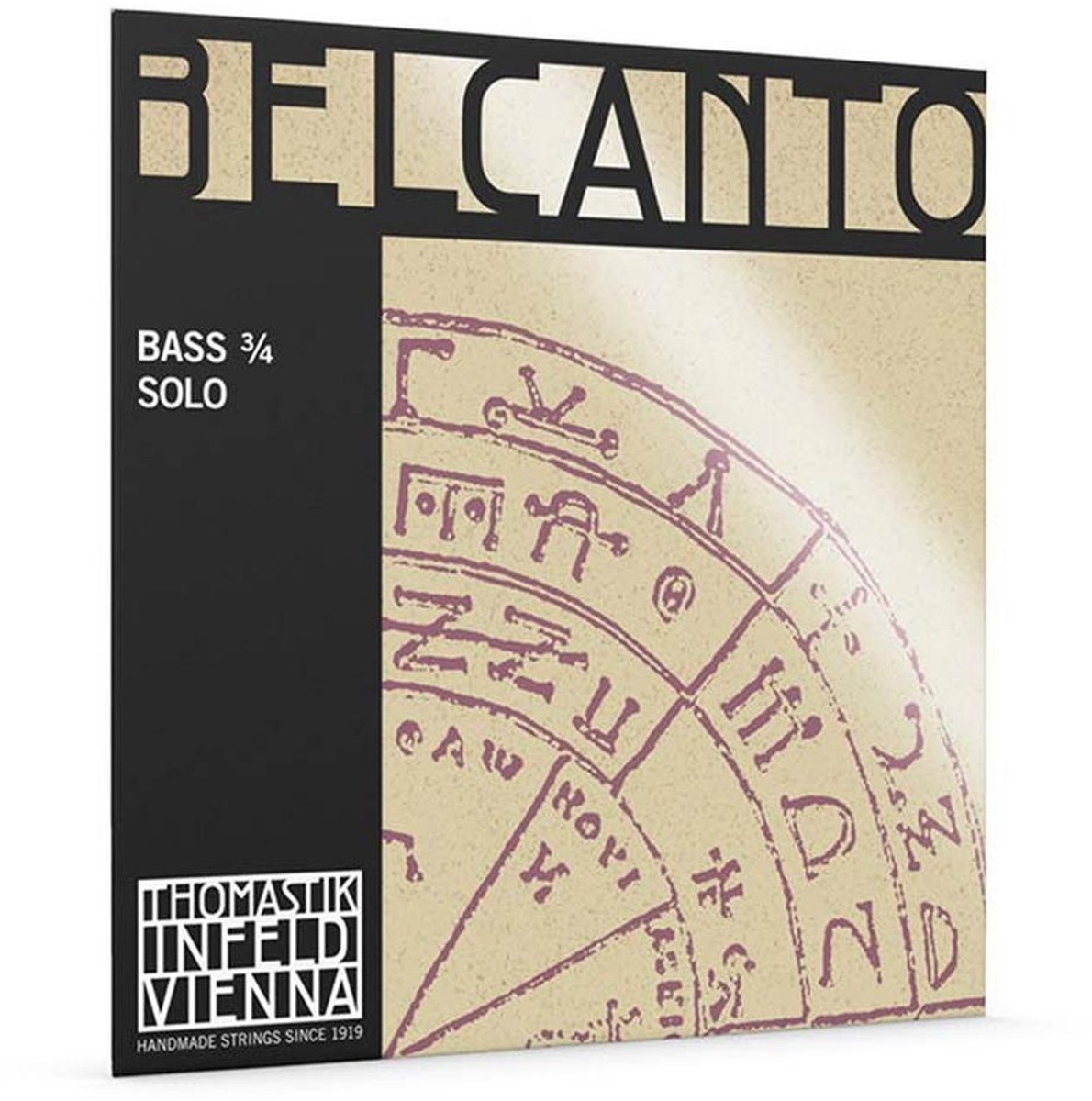 Thomastik Infeld THBC-64S double bass string F#4 solo 3/4 (string length 104cm), rope core, chrome wound