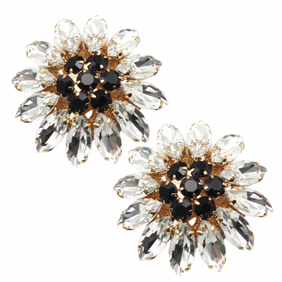 Schoenclips- bloem- 4.2 cm - Trouwen-Charme Bijoux
