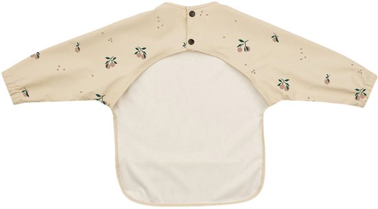 Liewood Merle slabbetje met mouwen Peach/sea shell mix van Liewood — afbeelding 2