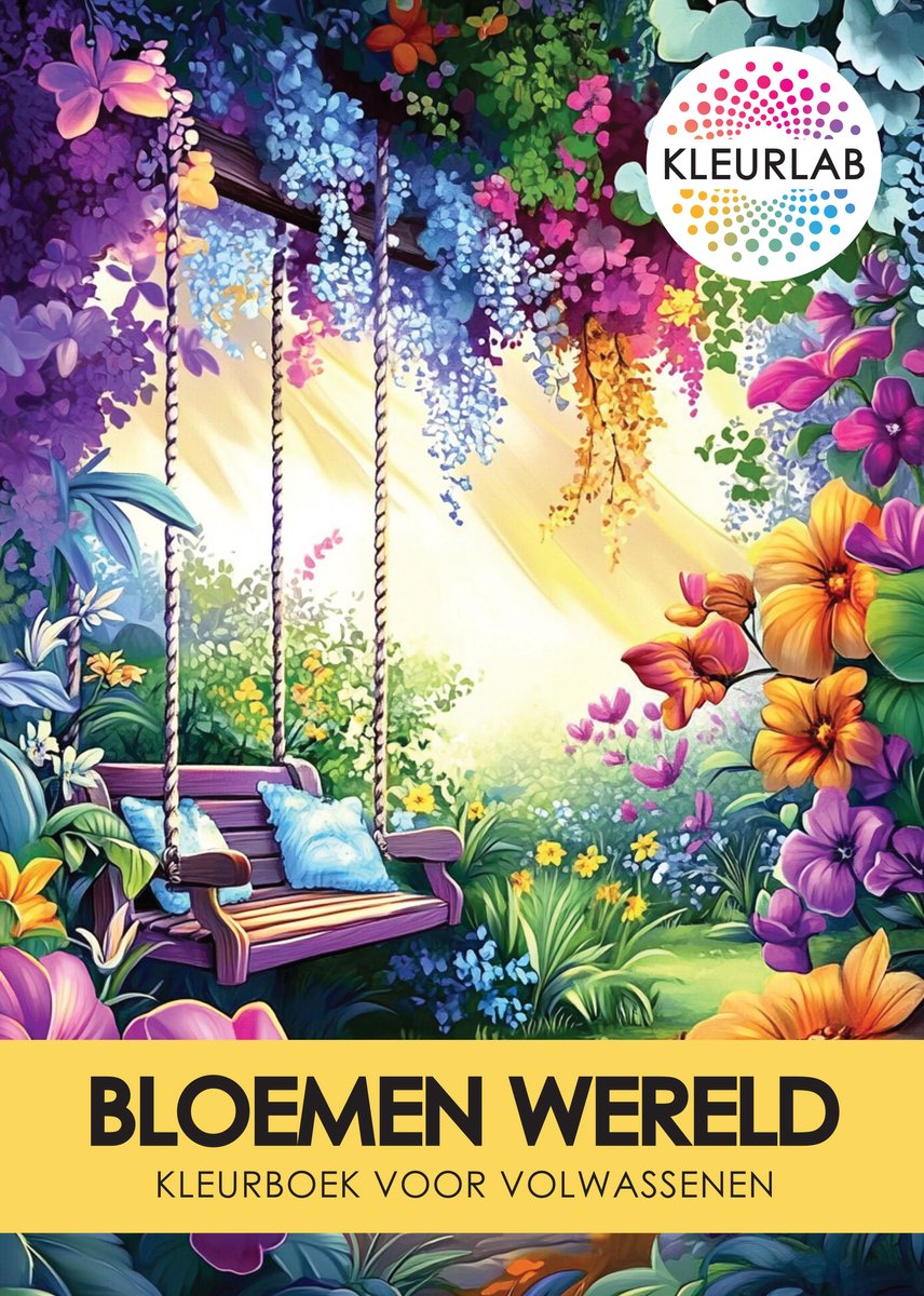 KleurLab - Luxe Kleurboeken Set voor Volwassenen - Set van 2: Planten, Bloemen en Dieren - Enkelzijdig Bedrukt - 96 Kleurplaten op A4 - Voordeelset — afbeelding 3