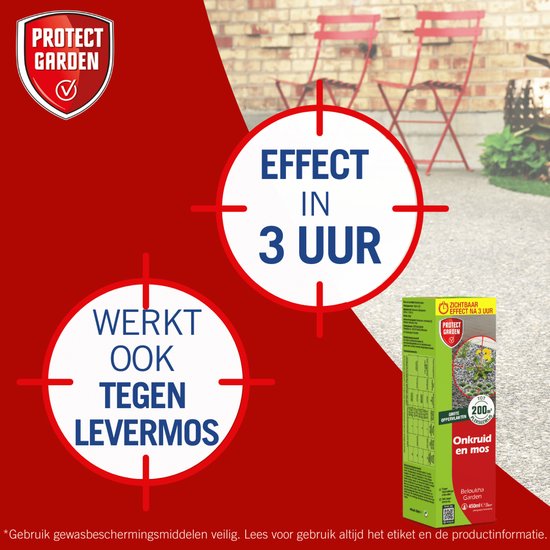 Protect Garden Beloukha Garden Onkruidbestrijder - 450 ml - Onkruid en Mos Bestrijdingsmiddel - Binnen 3 uur Resultaat - Hoog geconcentreerd — afbeelding 5