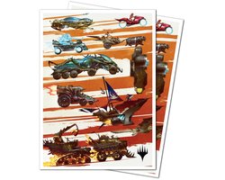 Ultra Pro - Magic: The Gathering - Aetherdrift - Finish Line Bundle Key Art 105ct Apex Deck Protector Sleeves - UK