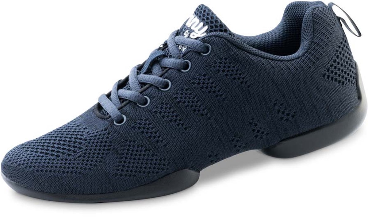Anna Kern Suny 4030 Danssneakers Blauw - Sportschoenen Heren - Splitzool - Salsa, Latin, Ballroom - Trainingsschoenen - SUNY - Donkerblauw - 48