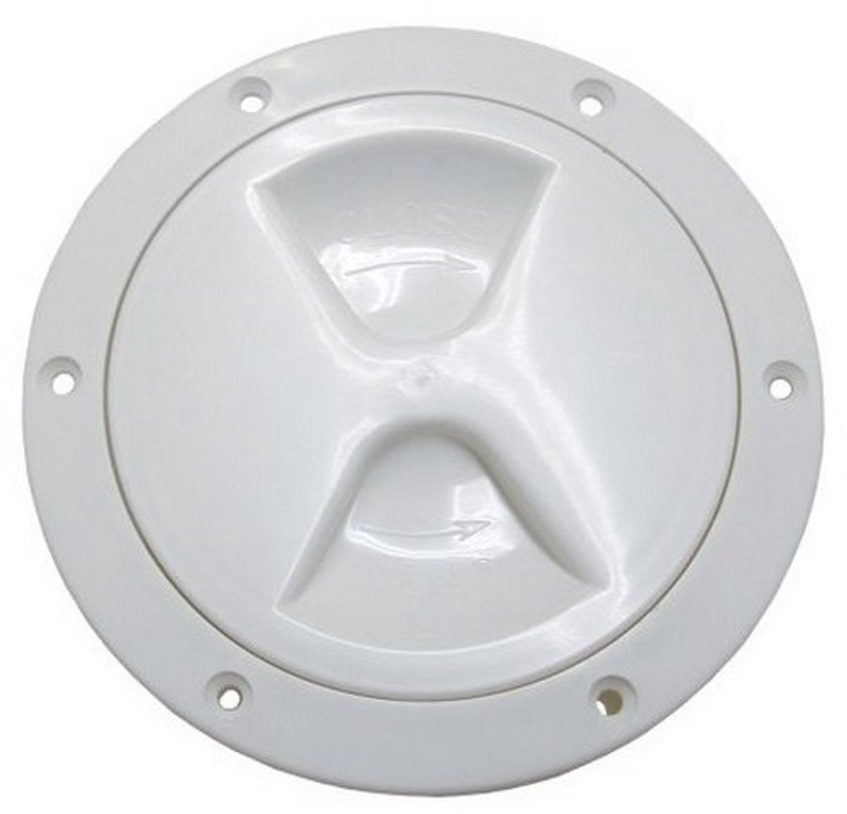 BREG Rond inspectiedeksels boot - Wit - 113 mm