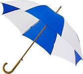 Falcone Paraplu Automatisch En Windproof 102 Cm Blauw/wit