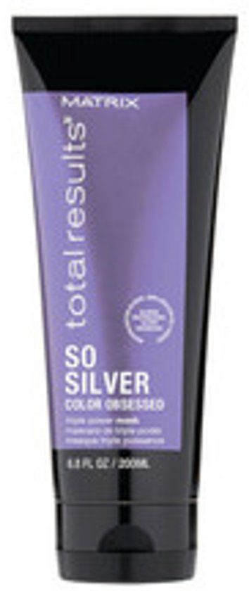 Matrix Total Results So Silver Masque – Masque nourrissant pour les cheveux blonds et blancs – 200 ml