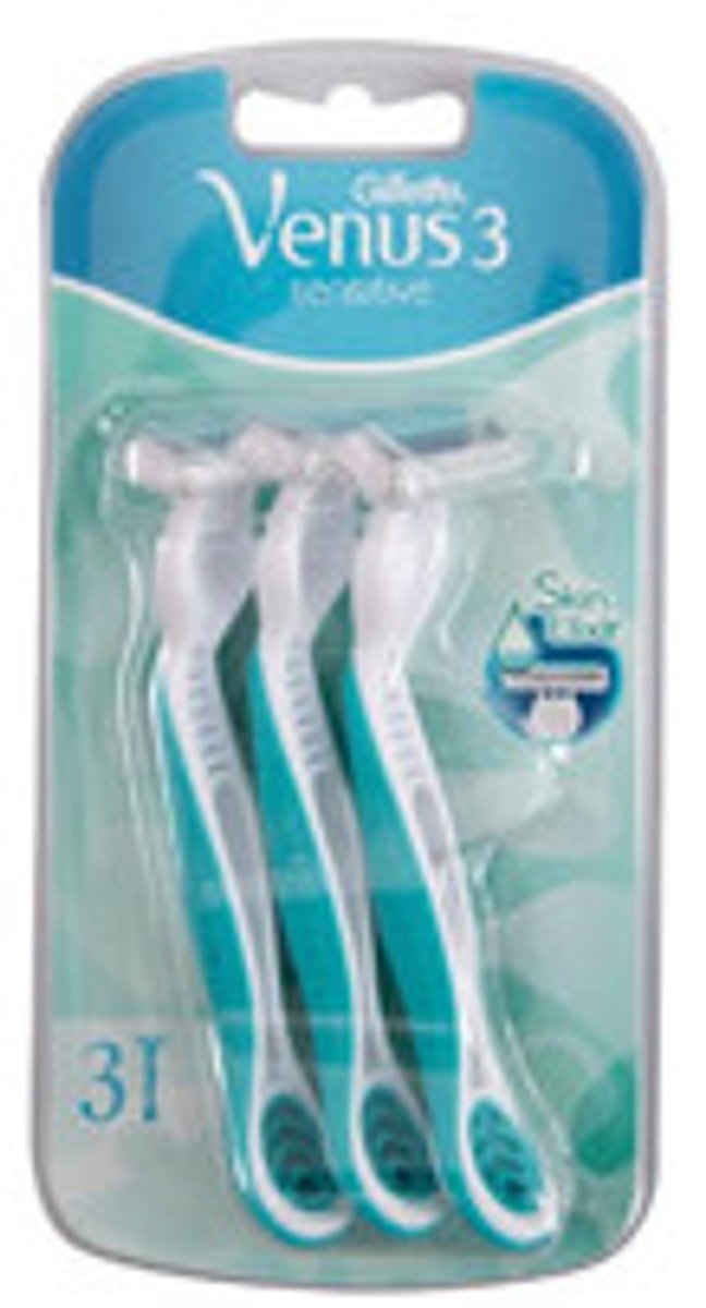 Gillette - Jednorázová holítka Venus 3 Sensitive 3 ks (L)