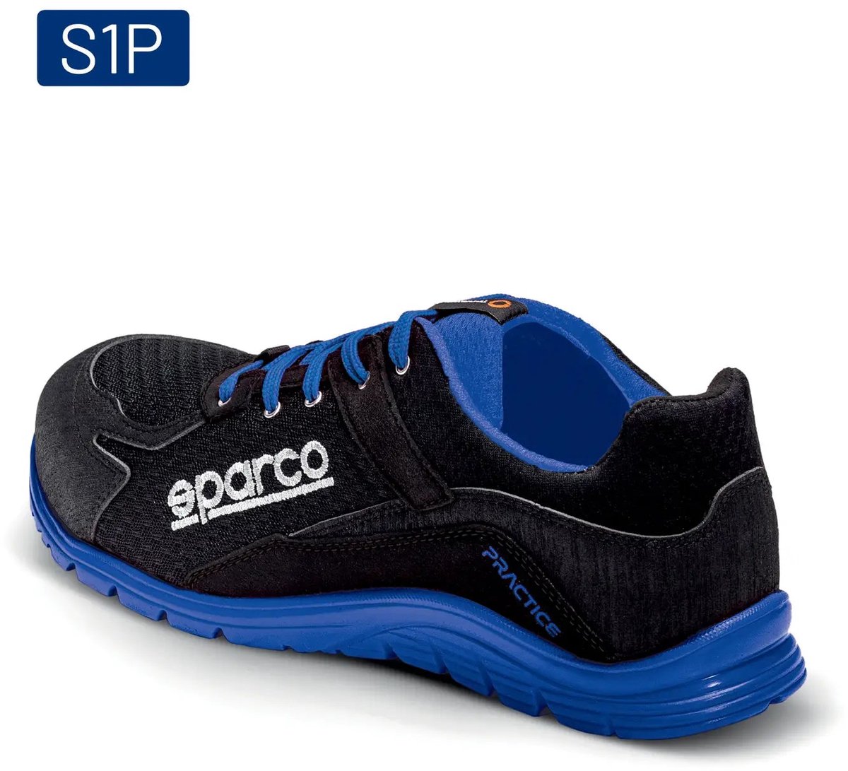 Veiligheidsschoenen Sparco Practice Zwart/Blauw S1P