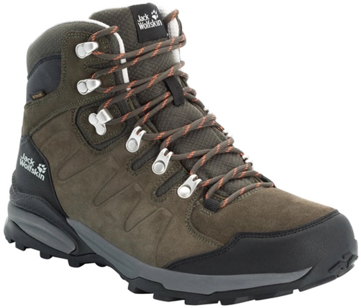Jack Wolfskin Refugio Texapore Mid Wandelschoenen Heren Phantom 40 Khaki