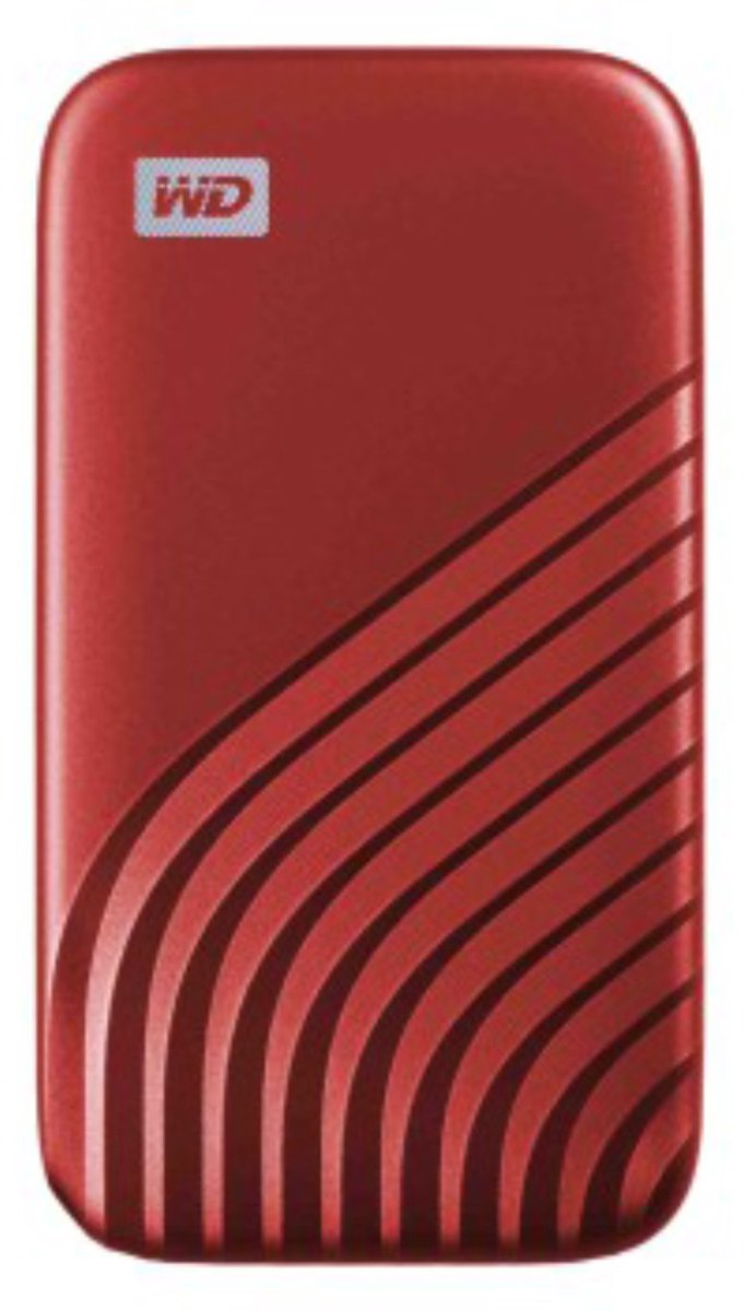WD My Passport 2TB SSD Red