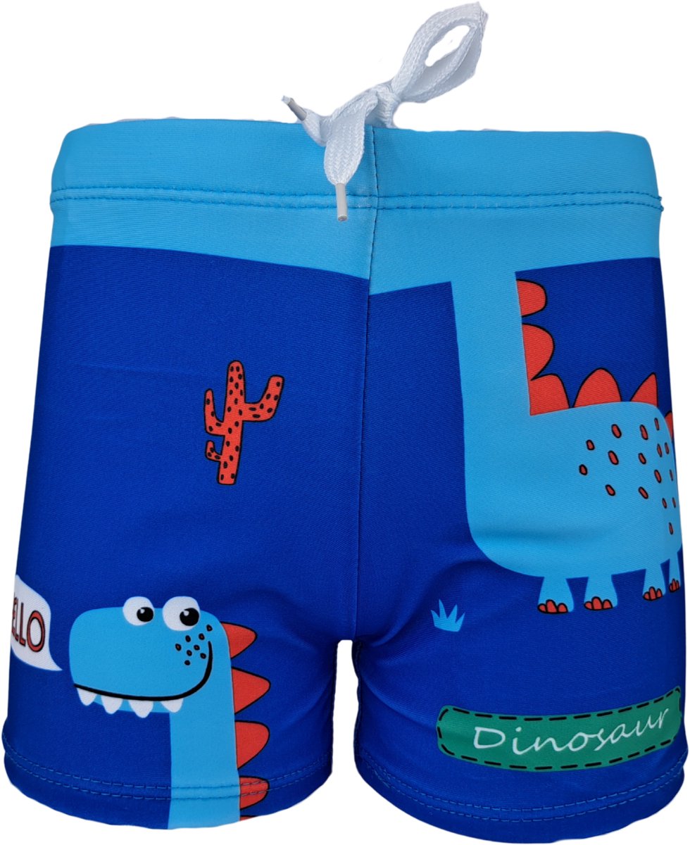 NiSy.nl Dino Blauw Zwembroek | Zwemshort | Jongens |