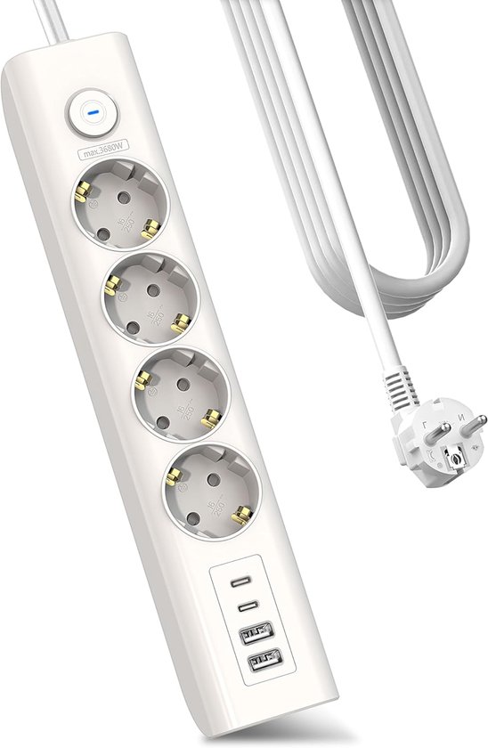 Intelectro 60% Gaming Toetsenbord - Ontketen Gaming Power overal met het 60% Mini Mechanisch Toetsenbord! - Verschillende Verlichtingstanden - Rode Switches - USB C Aansluiting - Zwart/Grijs - Levering Sneller dan Aangegeven!