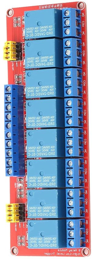 8-Kanaals Optische Isolatiemodule - 24V Naar 5V Converter, Voor PLC En Signaalisolatie