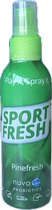 nuvoClean Sportfresh - Pine fresh - probioticaspray tegen zweetgeur - voor schoenen - handschoenen - beschermers en helmen.