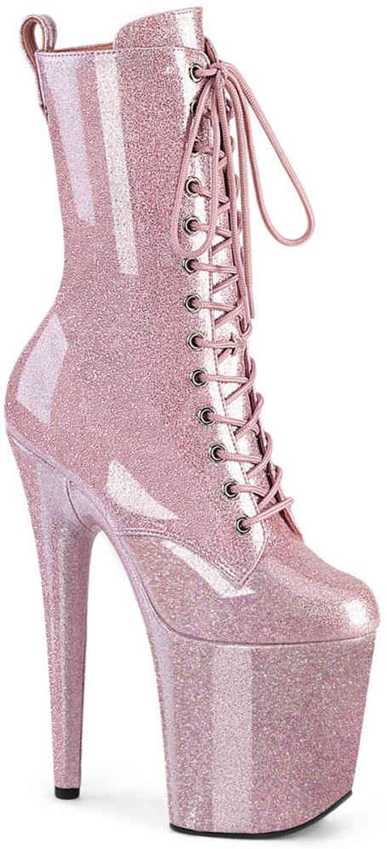 Pleaser FLAMINGO-1040GP Plateau Laarzen Paaldans schoenen 37 Shoes Roze