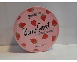 Max & More settingpoeder - make-up - Berry Sweet Scented Setting Powder - 22 gram