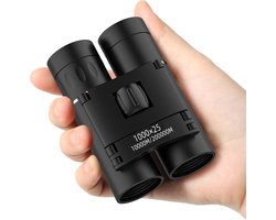 Verrekijker - 1000x25 - Spotting Scope Telescoop - Voor Vogel Spotten, Reizen, Jagen - zwart - 8x vergroting - Compacte Verrekijker voor Volwassenen & Kinderen - 9.2*6cm
