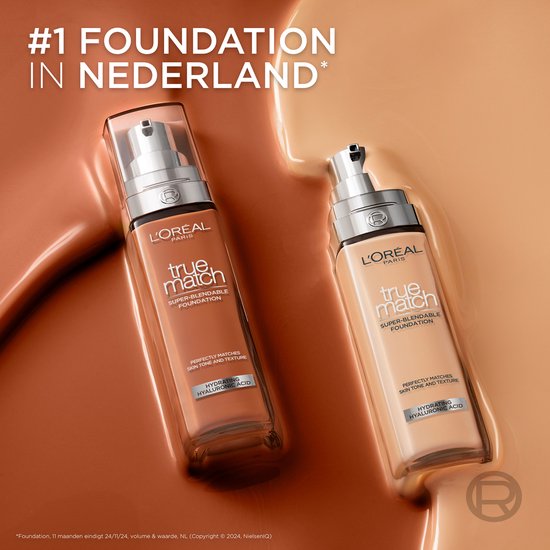 L’Oréal Paris True Match Foundation - 5D/W - Natuurlijk Dekkende Foundation met Hyaluronzuur en SPF 16 - 30ml - Vegan