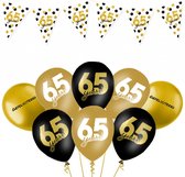 65 jaar slinger vol met ballonnen 65 jaar