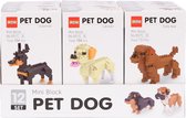 Jouets Top Deals - Ensemble de construction Chiens - Mini bloc - Set de 12