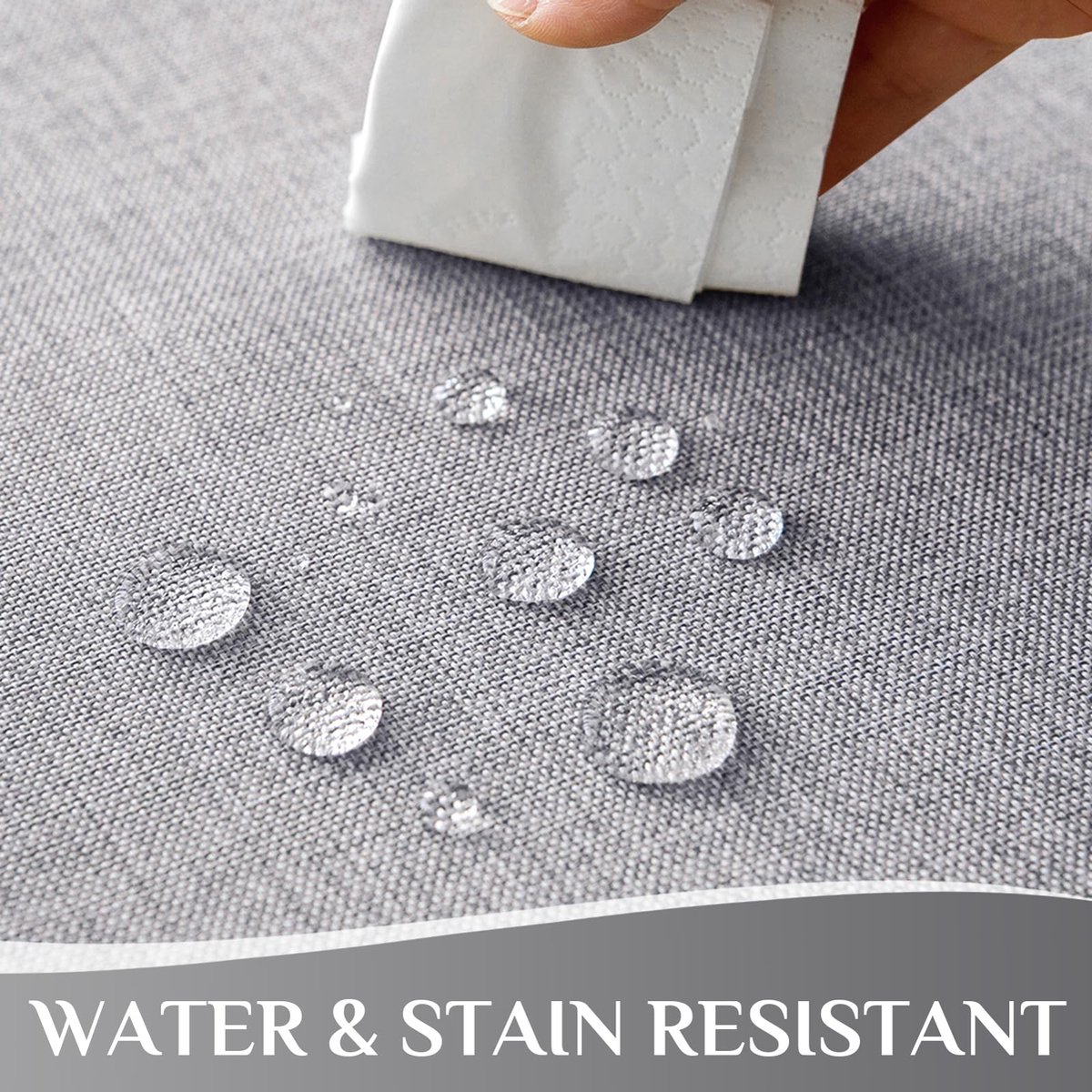 La'Moussawi ® Stijlvol en Praktisch Vierkant Tafelkleed voor Binnen en Buiten, Waterafstotend, 80 x 80 cm