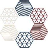 Pannen Onderzetters - Hittebestendig - 6 Stuks - Siliconen - Antislip