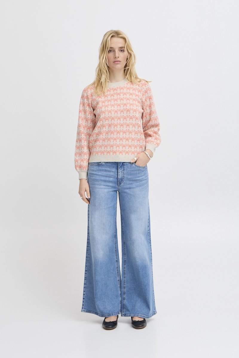 Ichi IHBRIELLE LS4 Dames Blouse - Maat L