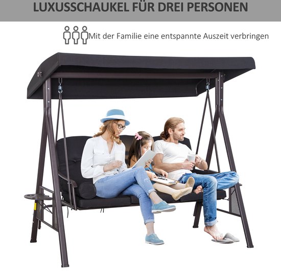 Out sunny Gartenmöbel Set 2 Sessel 2 Fußstützen 1 Tisch aus gehärtetem Glas Ratt