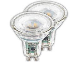 BRILONER - Ultra Efficient LED lamp - set van 2 lichtbronnen - GU10 - EEK A - glas - 2.5W - 450Lm - 3.000 K warm wit licht - Ø5cm