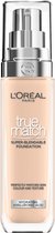Bol.com L’Oréal Paris True Match Foundation - 2.R/C- Natuurlijk Dekkende Foundation met Hyaluronzuur en SPF 16 - 30ml aanbieding