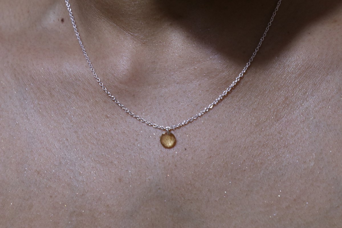 Citrien edelsteen ketting
