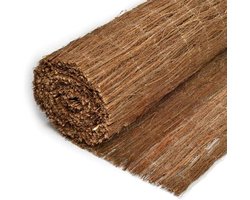 TuinChamp Heidemat 1cm 150 x 500 cm - Tuinafscheiding natuurlijk hout - Balkonscherm - Heidematten op rol - Natuurlijke uitstraling