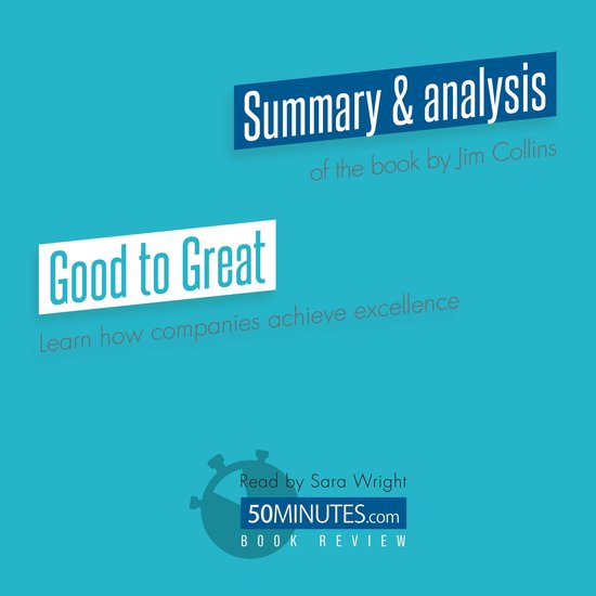 Book Review: Good to Great by Jim Collins - cover