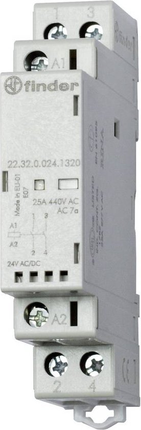 Finder 22.32.0.230.1420 Contactor 2 breakers 230 V DC, 230 V AC 25 A 1 pc(s)