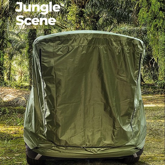 Rustive Kampeertent - Auto Achtertent - Outdoortent - Regenbestendig - Zonneschijnwerend - Camping Autotent - Tent voor Auto van Rustive — afbeelding 4