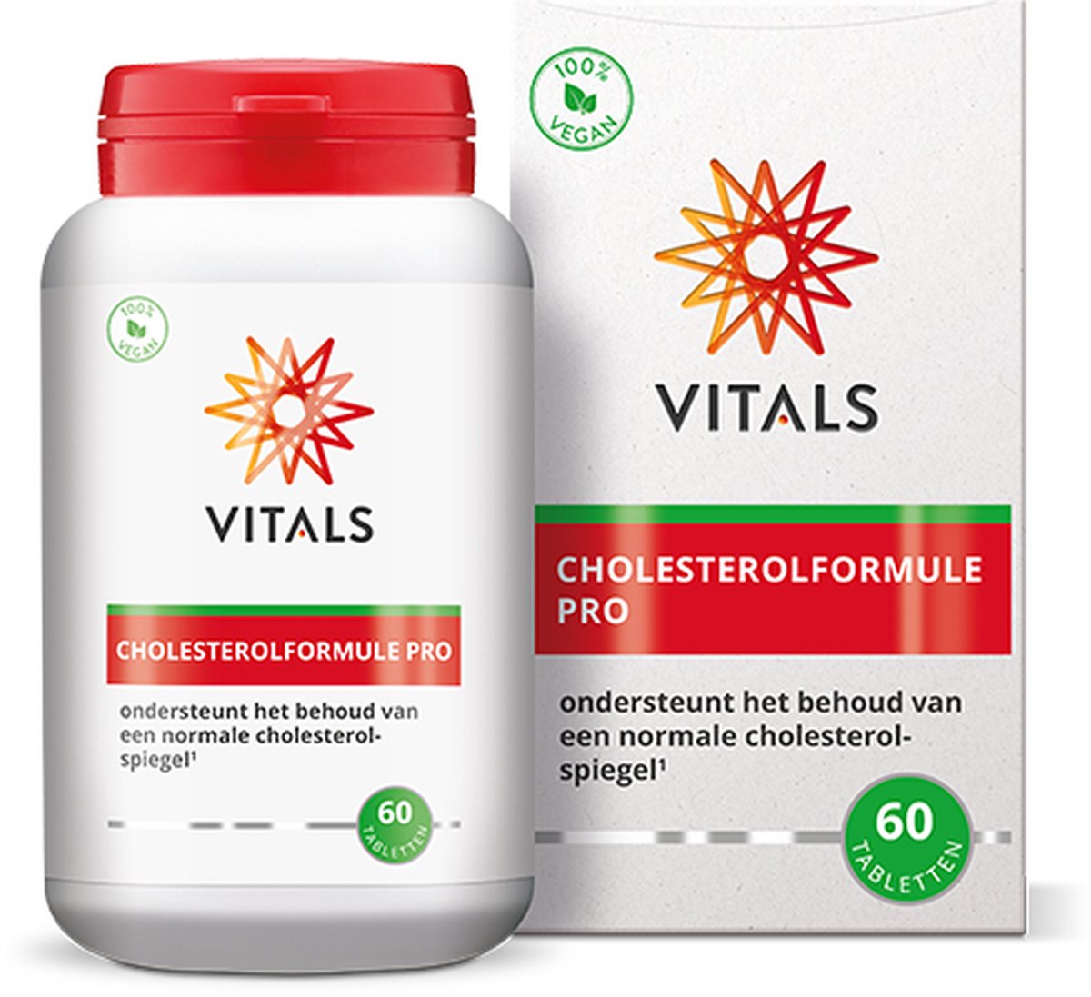 Goedkoopste Vitals Cholestrolformule Pro - 60 tabletten. Ondersteunt het behoud van een normale cholesterolspiegel.
